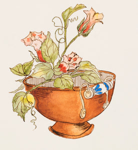 "Flowers in Copper Pot"
