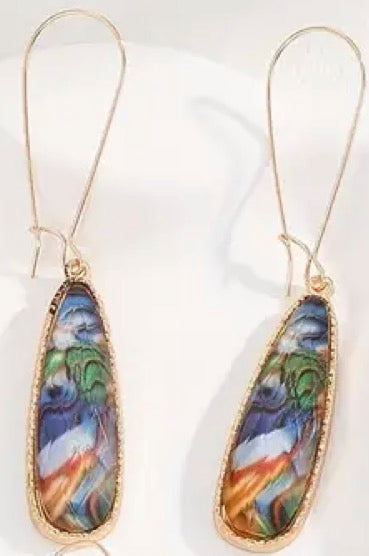 Teardrop Earrings - Cosmic Elements