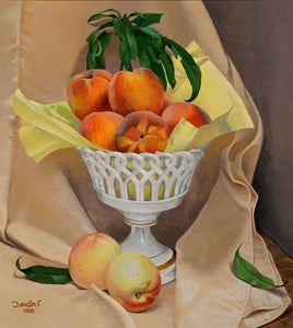 "Peaches Still Life"