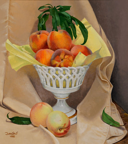 "Peaches Still Life"