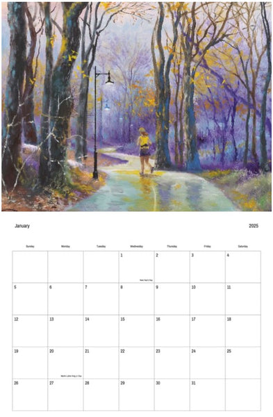 Landscapes of John Bell, Jr. 2025 Wall Calendar