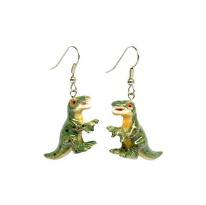 T-Rex Dinosaur Earrings