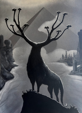 "Cervoptica Paranoides - The Panoptic Stag" David (Hokmayen) Hawkins
