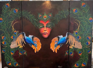 "Sight of a Thousand Eyes" (Triptych) Jo Swigart