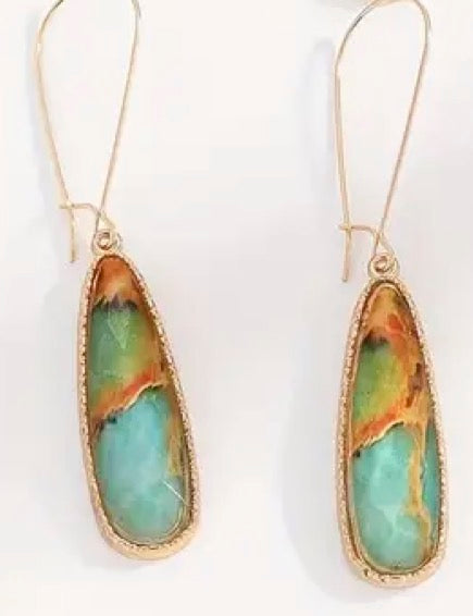 Teardrop Earrings - Cosmic Elements