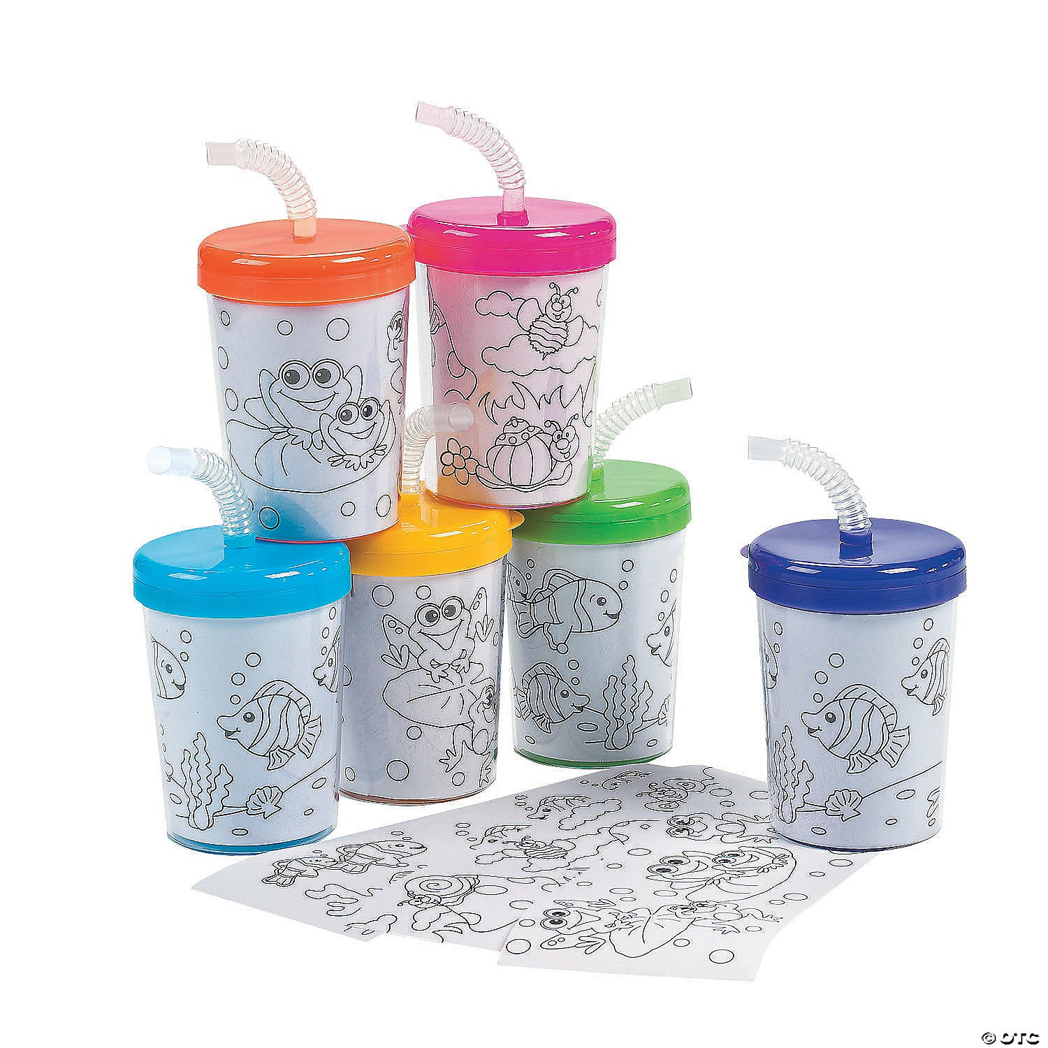 Color Your Own Travel Cup - CLOSEOUT