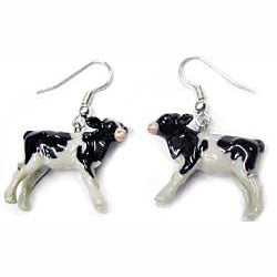 Holstein Calf Earrings