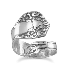 Floral Spoon Ring