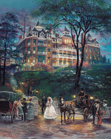 "The Wedding Party" lithograph