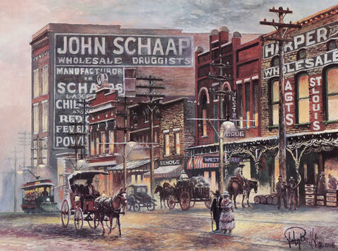 "West End" lithograph