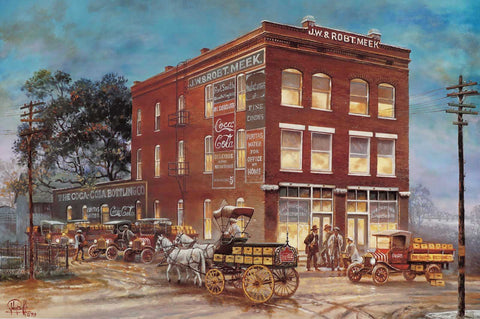 "Classic Bottling Works" lithograph