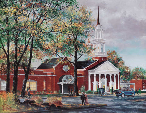 "First Baptist Church of Fort Smith" lithograph