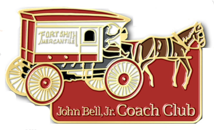 John Bell, Jr. Coach Club lapel pin